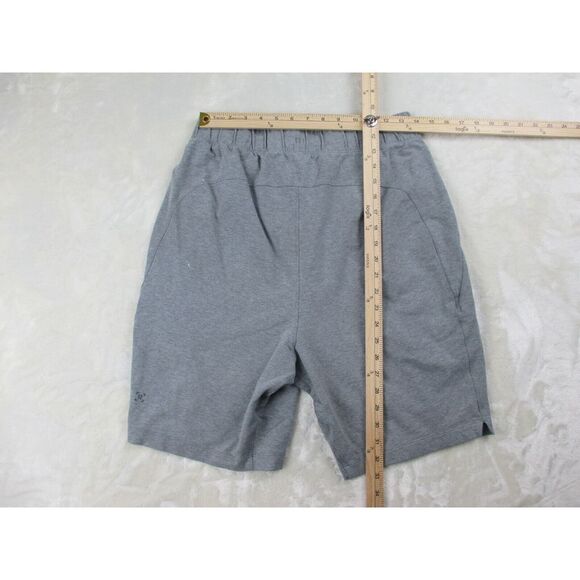 Lululemon Shorts Mens Medium Gray Running Athletic Cross Training Workout Gym* - Picture 9 of 12